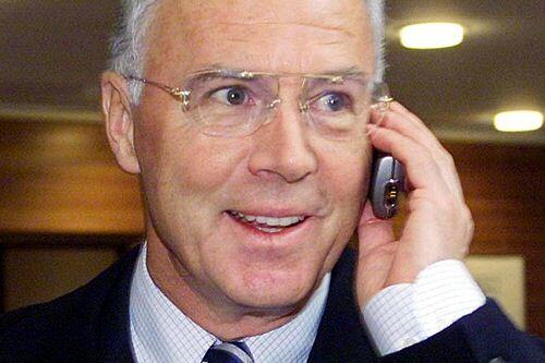 Hatte es eilig: Franz Beckenbauer