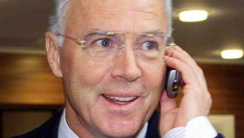 Hatte es eilig: Franz Beckenbauer Hatte es eilig: Franz Beckenbauer