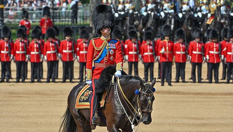 Prinz William bei der letzten Probe für die "Trooping the Colour"-Parade.