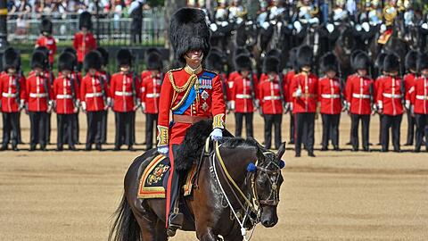Prinz William bei der letzten Probe für die "Trooping the Colour"-Parade.