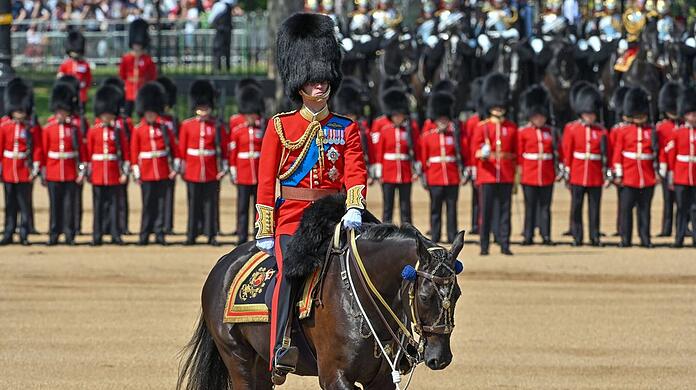 Prinz William bei der letzten Probe für die "Trooping the Colour"-Parade.