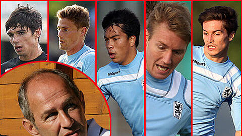 Maurer setzt auf Talente (v.li): Christopher Schindler, Sandro Kaiser, Bobby Wood, Manuel Schäffler, Jonathan Kotzke