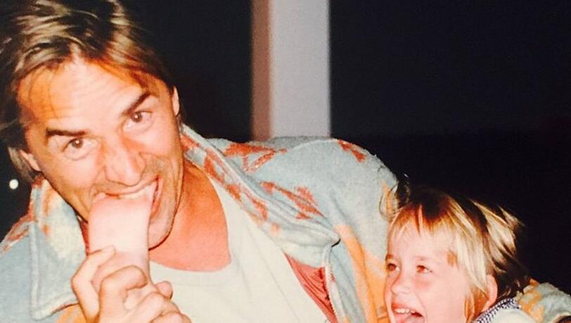 Auch der Vater ist ein bekannter Schauspieler: Don Johnson mit Töchterchen Dakota Auch der Vater ist ein bekannter Schauspieler: Don Johnson mit Töchterchen Dakota
