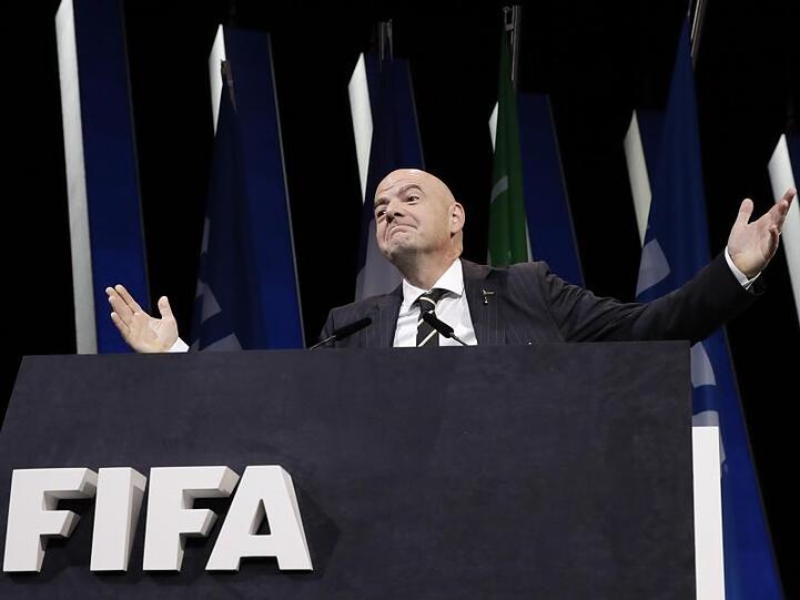 Zieht eine positive Bilanz seiner ersten Amstzeit: FIFA-Präsident Gianni Infantino . Alessandra Tarantino/AP
