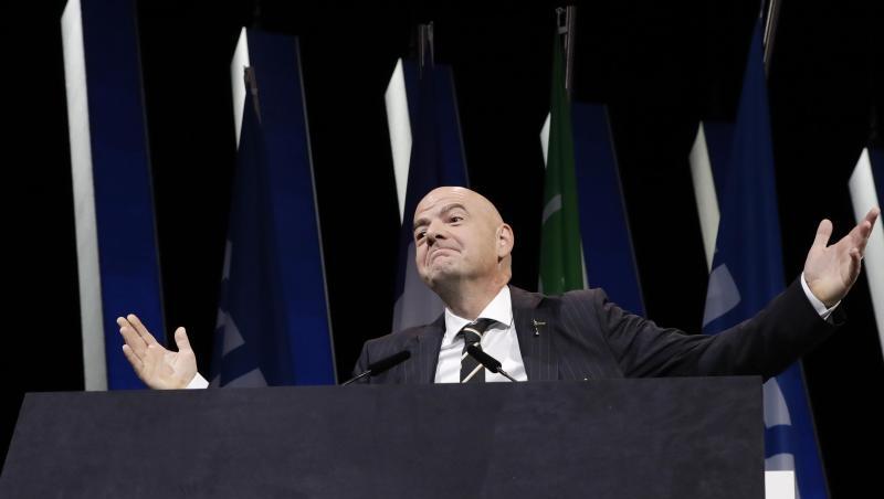 Zieht eine positive Bilanz seiner ersten Amstzeit: FIFA-Präsident Gianni Infantino . Alessandra Tarantino/AP Zieht eine positive Bilanz seiner ersten Amstzeit: FIFA-Präsident Gianni Infantino . Alessandra Tarantino/AP