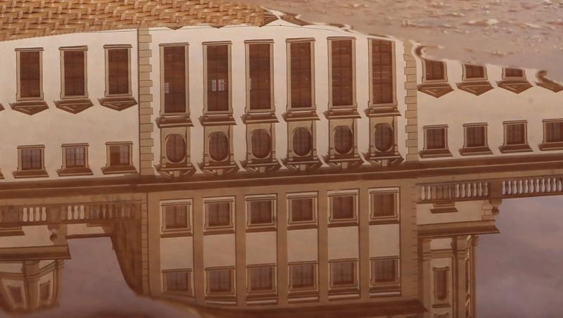 Das Augsburger Rathaus spiegelt sich auf dem regennassen Tisch eines Cafés. Foto: Karl-Josef Hildenbrand/dpa/Archivbild Das Augsburger Rathaus spiegelt sich auf dem regennassen Tisch eines Cafés. Foto: Karl-Josef Hildenbrand/dpa/Archivbild
