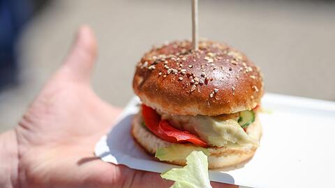 Maultaschen gibt's auch als Burger.