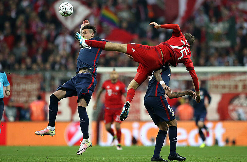 Thomas Müller: Note 4. Pep brachte den Fan-Liebling von Beginn an. Und dann das: Müller vergab den Elfmeter gegen Oblak (34.). Kein guter Abend für ihn.