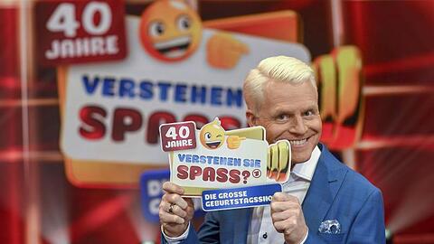 Guido Cantz präsentierte die Jubiläumsausgabe von "Verstehen Sie Spaß?".