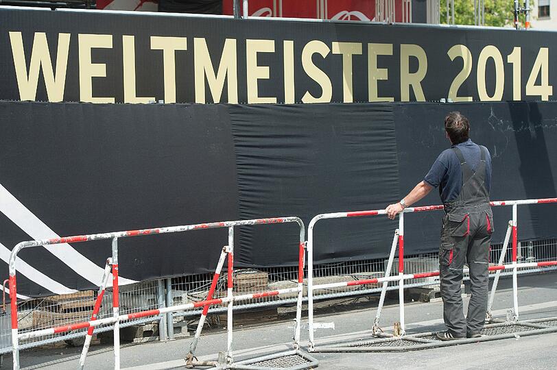 Berlin rüstet sich für den Empfang unserer Weltmeister.