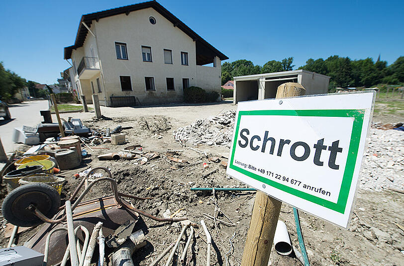 Einen Monat nach der verheerenden Flut - Bilder aus Simbach am Inn.