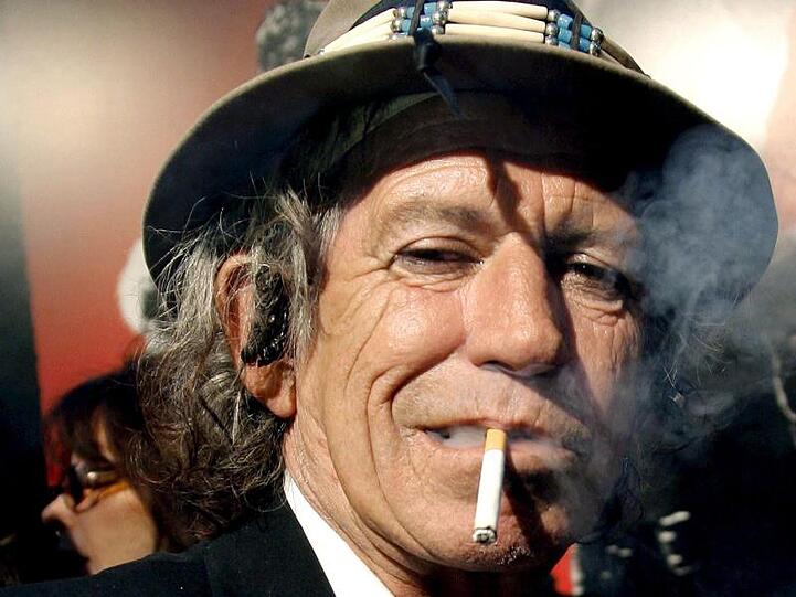 Keith Richards hat alle Exzesse überlebt.