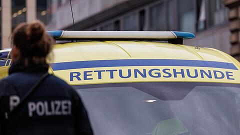 Nach dem verschwundenen Jungen wurde auch mit Sp&uuml;rhunden gesucht.