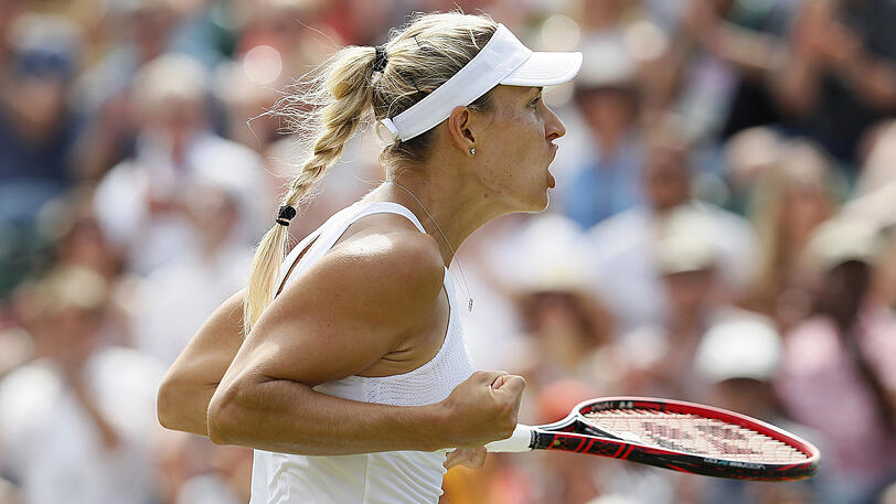 Die weinerliche Angelique Kerber der ersten zwei Matches wandelte sich zur Kämpferin.