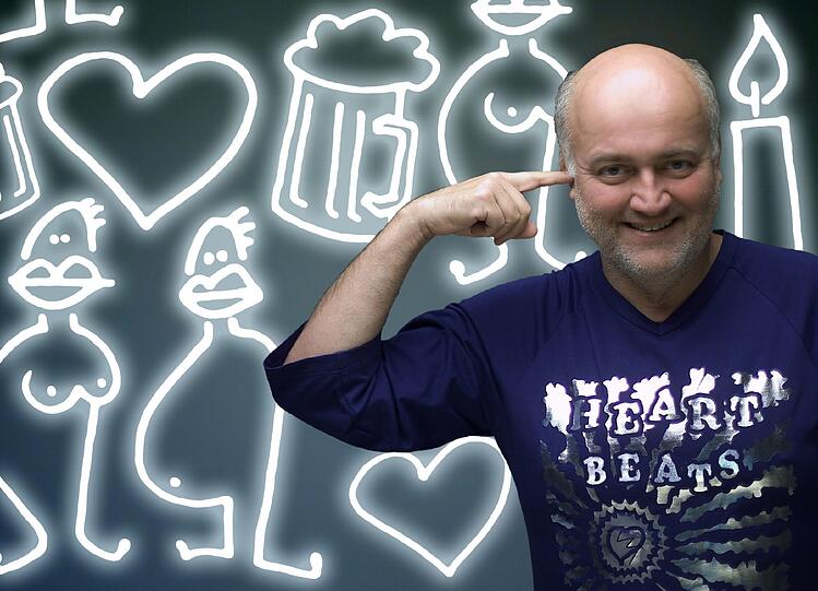 Kabarettist Bernhard Ludwig kommt persönlich auf die Seebühne.