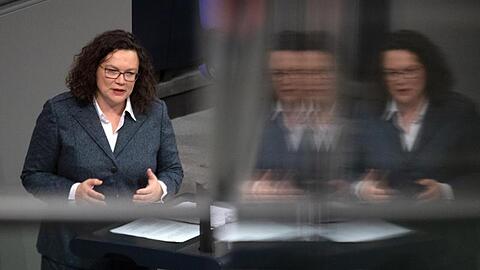 Andrea Nahles war mit einer Unterbrechung seit 1998 im Bundestag.