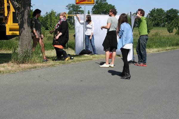 Bilder vom Making- of: Die Aufnahmen für den Jungbauernkalender 2013 in Bayern fanden im Mai statt