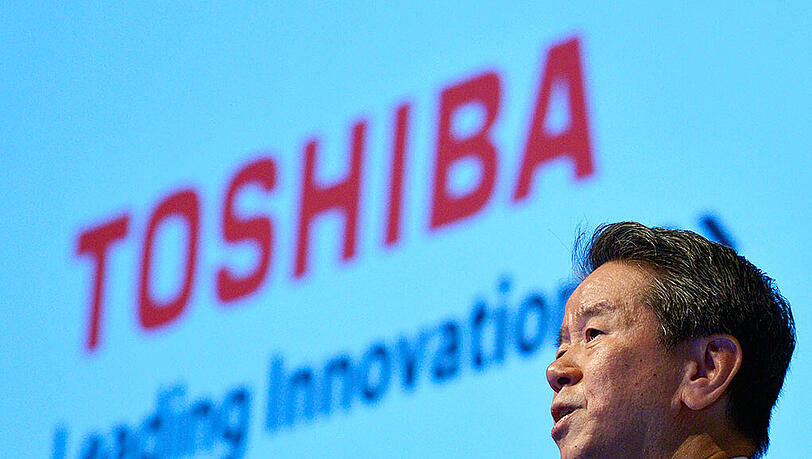 Toshiba-Chef Hisao Tanaka. Toshiba-Chef Hisao Tanaka.