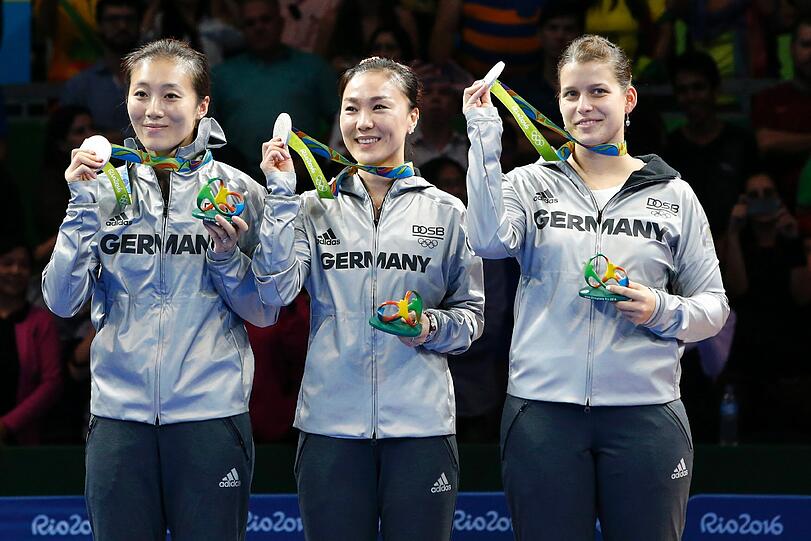 Die Tischtennis-Damen holten sensationell die Silbermedaille. Im Finale war China zu stark.
