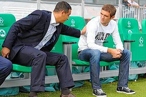 &bdquo;Es gibt gewisse Dinge, die gehen einfach nicht&ldquo;: Fürths Manager Rachid Azzouzi (links) zum Rauswurf von Mirko Hrgovic.