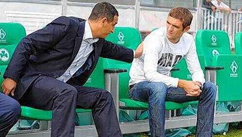 „Es gibt gewisse Dinge, die gehen einfach nicht“: Fürths Manager Rachid Azzouzi (links) zum Rauswurf von Mirko Hrgovic. „Es gibt gewisse Dinge, die gehen einfach nicht“: Fürths Manager Rachid Azzouzi (links) zum Rauswurf von Mirko Hrgovic.