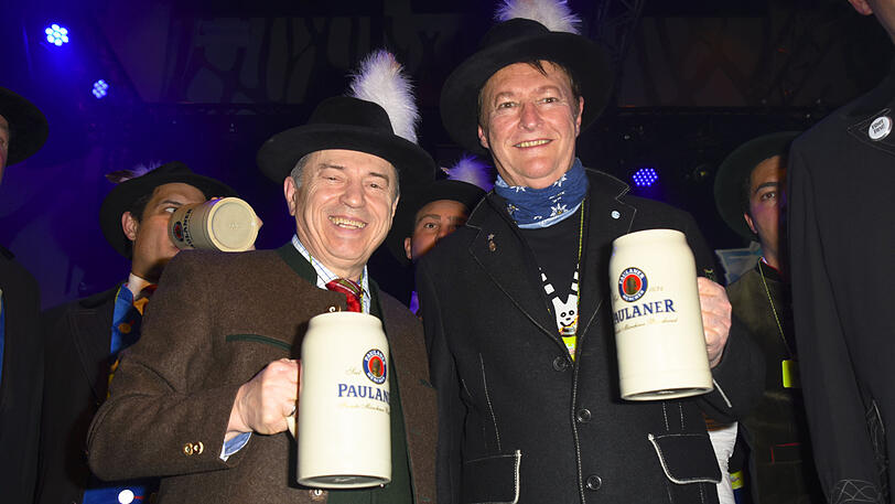 Guenther Sigl (Spider Murphy Gang) und Hans Juergen Buchner (Haindling).