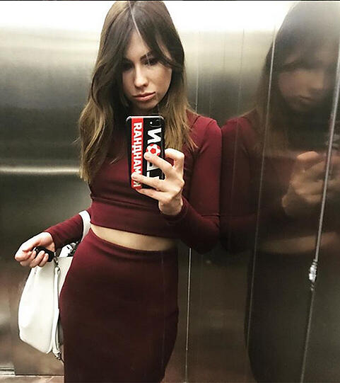 So präsentiert sich die russische Sportjournalistin Maria Komandnaja auf Instagram.