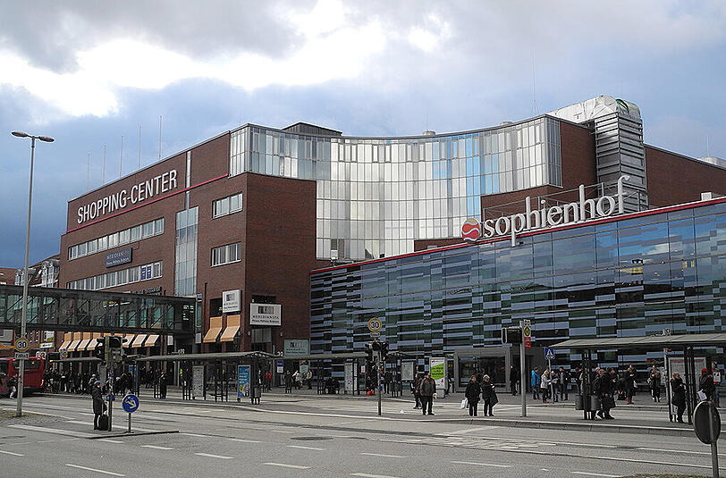 In diesem Kieler Einkaufszentrum soll es zu den Belästigungen gekommen sein.