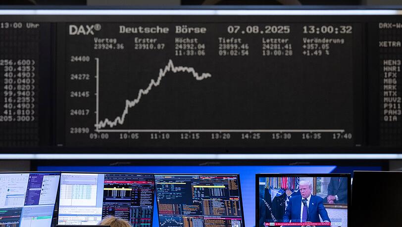 Der Zollstreit sorgt für Umsatzeinbußen, aber viele Dax-Konzerne verdienen trotzdem noch gut. (Symbolbild)