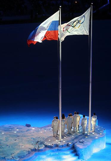 Weitere Bilder von der Eröffnungsfeier der Olympischen Spiele in Sotschi.