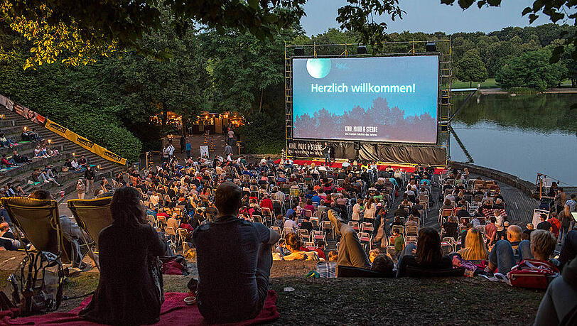 Kino, Mond und Sterne im Westpark: Die Freiluftarena zeigt in den Sommermonaten deutsche und internationale Blockbuster sowie Independent-Filme. (Archivbild)