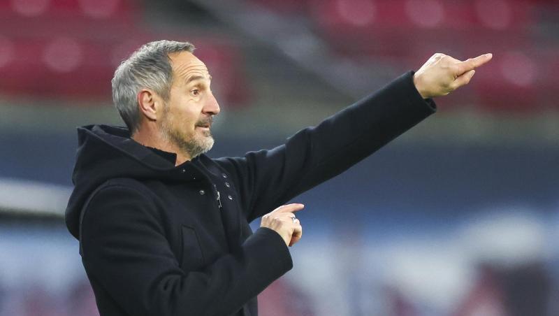 Will ein Auseinanderfallen der Mannschaft nicht bestätigen. Gladbachs Trainer Adi Hütter.