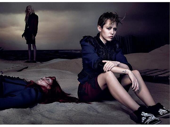 Miley Cyrus in der neuen Kampagne von Marc Jacobs