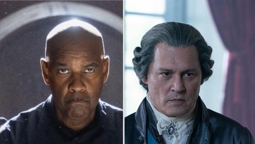 Denzel Washington (li.) verteilt in "The Equalizer 3: The Final Chapter" einmal mehr Gerechtigkeitsschellen im Mengenrabatt. Johnny Depp will derweil mit "Jeanne du Barry" seine Leinwand-Rückkehr einläuten. Denzel Washington (li.) verteilt in "The Equalizer 3: The Final Chapter" einmal mehr Gerechtigkeitsschellen im Mengenrabatt. Johnny Depp will derweil mit "Jeanne du Barry" seine Leinwand-Rückkehr einläuten.