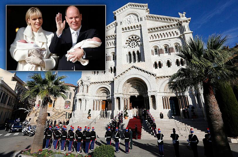 Am Sonntag werden die Zwillinge Jacques und Gabriella in der Kathedrale von Monaco getauft. Das kleine Fürstentum bereitet bereits ein Straßenfest vor.