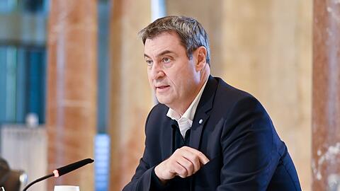 Markus Söder (CSU) spricht.