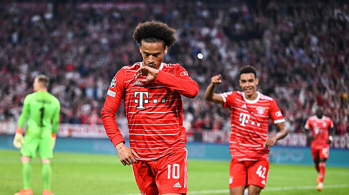 Leroy Sané lieferte den zweiten Treffer für die Bayern.