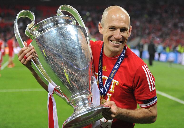 Urlaub vorbei, die neue Saison beginnt: Der Finalheld von London nimmt die Arbeit auf: Arjen Robben. Foto: dpa