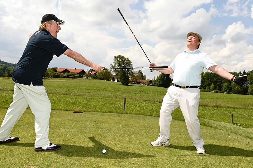 Promis beim "30. Jubiläums Gourmet Classic Golf Tunier" von Promikoch Heinz Winkler. Die Bilder...