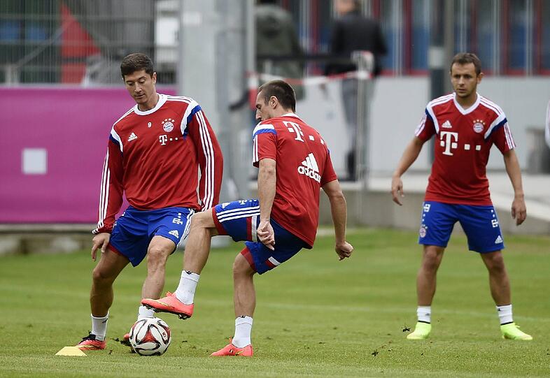 Bilder vom Bayern-Training!