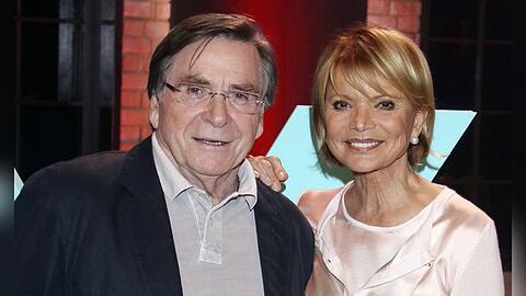 Elmar Wepper und Uschi Glas im Rahmen einer TV-Aufzeichnung im Jahr 2016.