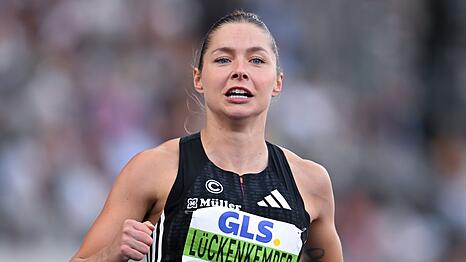 Gina L&uuml;ckenkemper berichtete nach dem 100-Meter-Finale von einem Zeckenbiss in den Hinterkopf.