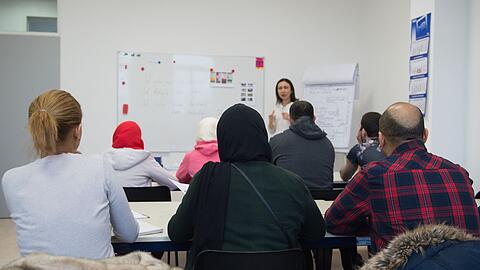 Die sogenannten Erstorientierungskurse f&uuml;r Schutzsuchende hat das Bundesamt f&uuml;r Migration und Fl&uuml;chtlinge (Bamf) 2017 eingef&uuml;hrt. (Archivfoto)