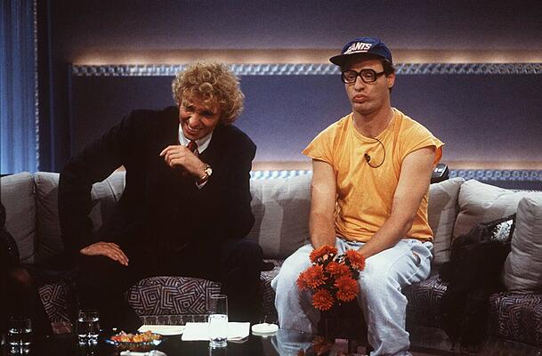 1994 durfte Tom Gerhardt auch auf der ber&uuml;hmten "Wetten, dass..?"-Couch neben Thomas Gottschalk Platz nehmen.