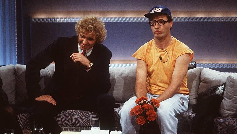 1994 durfte Tom Gerhardt auch auf der berühmten "Wetten, dass..?"-Couch neben Thomas Gottschalk Platz nehmen. 1994 durfte Tom Gerhardt auch auf der berühmten "Wetten, dass..?"-Couch neben Thomas Gottschalk Platz nehmen.