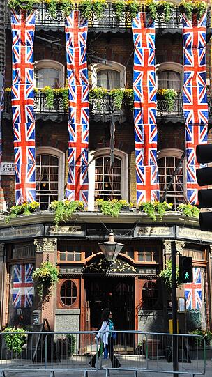 Die Vorbereitungen zur Hochzeit des Jahres in London.