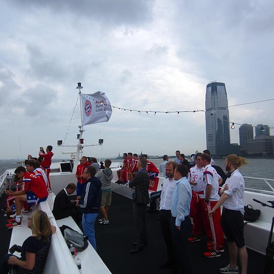 Weitere Bilder der Sightseeing-Tour des FC Bayern München.