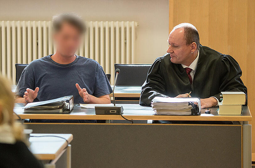 Bereut seine Taten: Der Angeklagte Christian B.