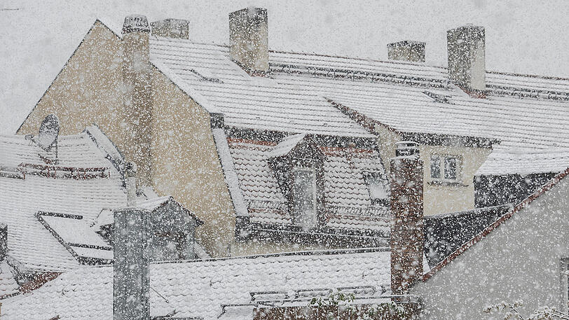 Bereits am Montag hatte es in Franken geschneit.