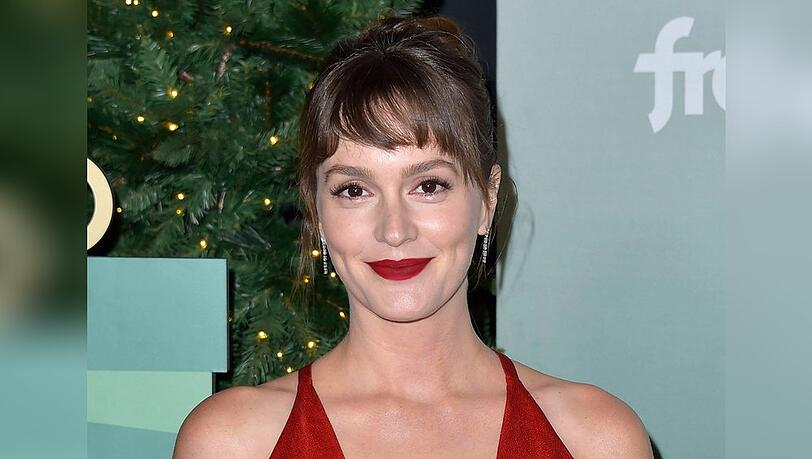 Schauspielerin Leighton Meester macht es vor: Festliches Weihnachts-Make-up muss gar nicht aufwändig sein.
